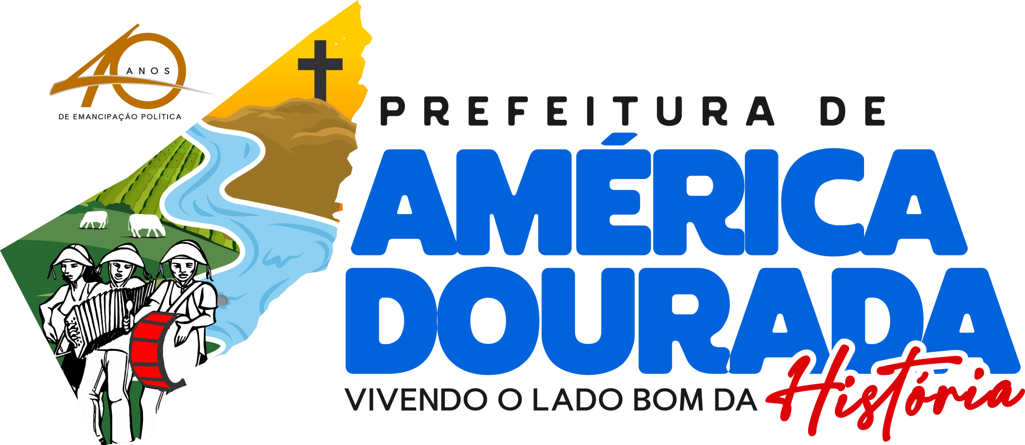 Logomarca da Prefeitura de America Dourada-BA